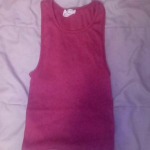 Burgundy tank top